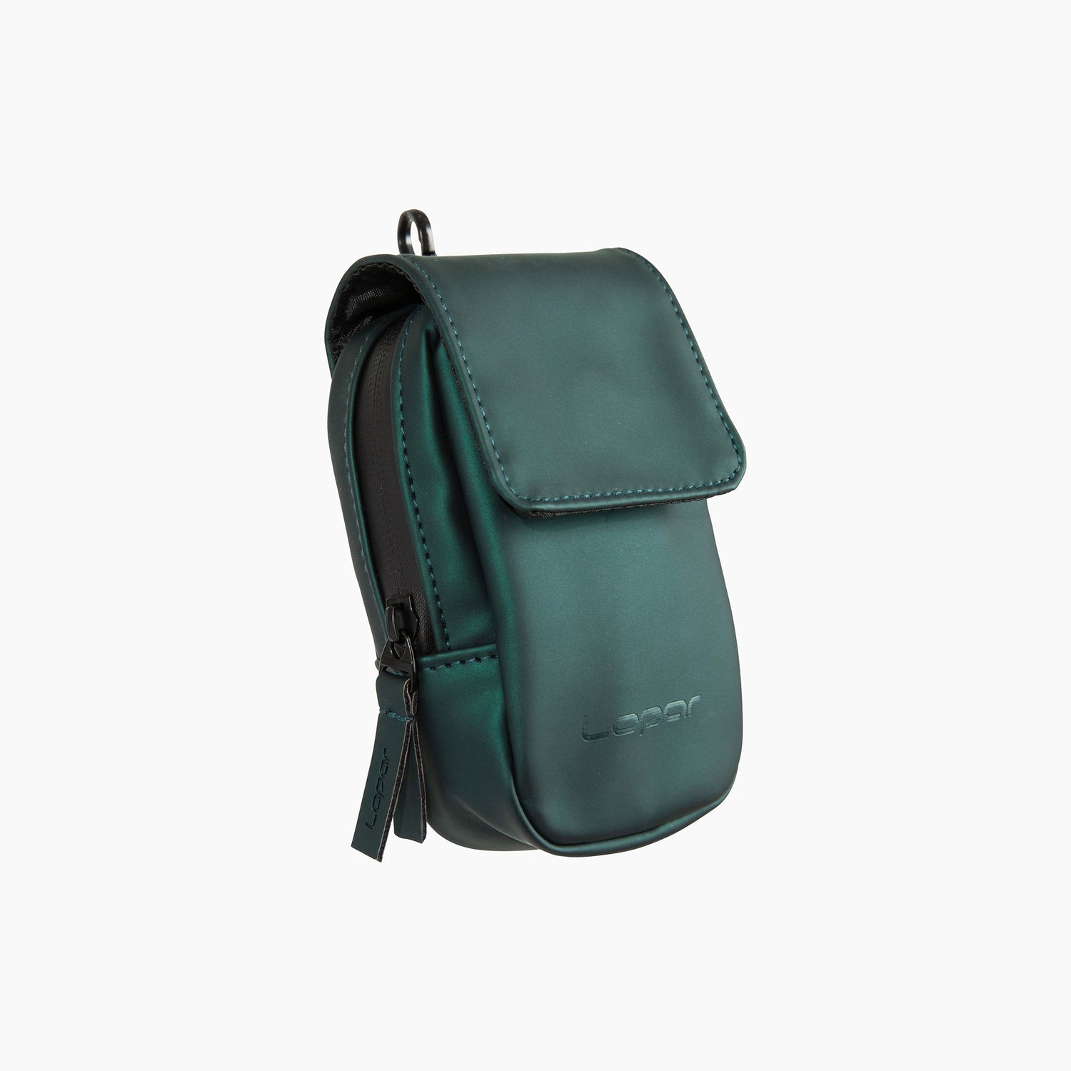 green rangefinder case side