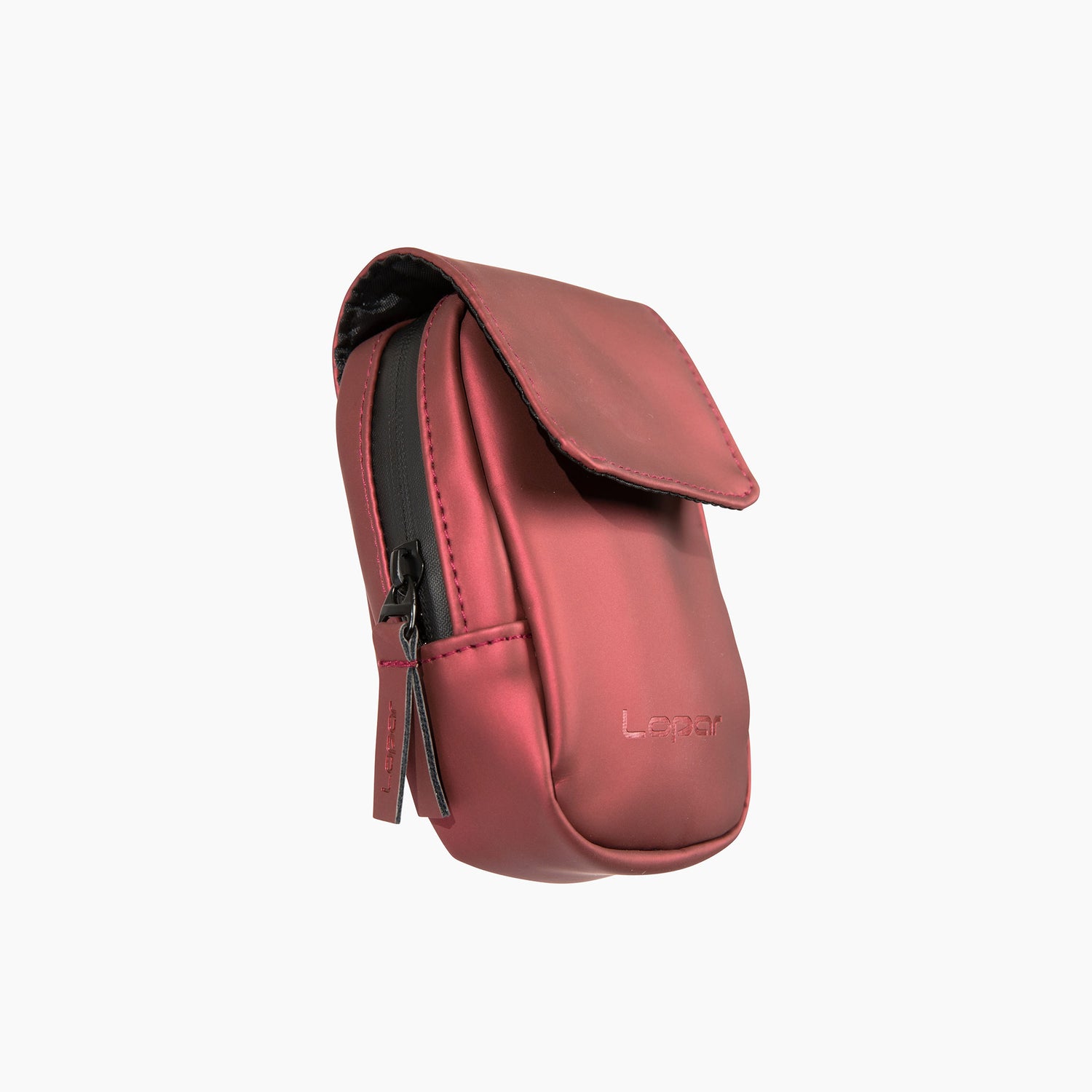 red rangefinder case side