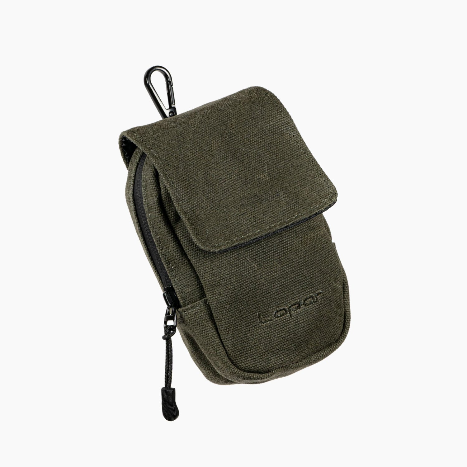 waxed canvas rangefinder case side